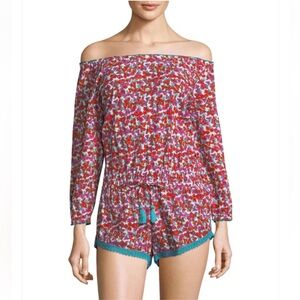 Roberta Roller Rabbit Joana Niama Floral Romper XS